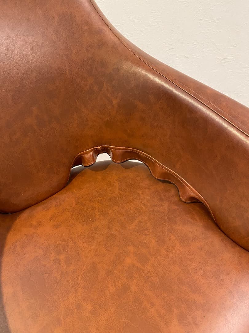 美容室椅子 回転 手動リフトアップ式