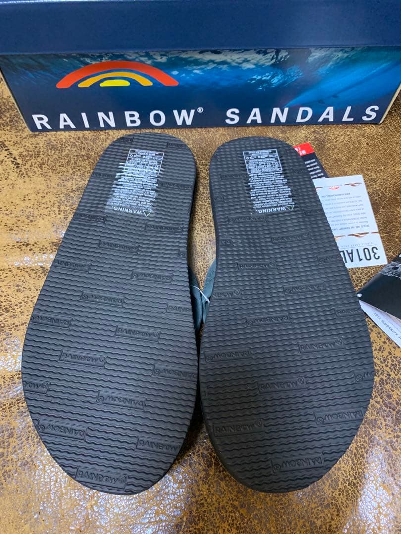 ロンハーマン　ronherman RHC レインボーサンダル　L ブラック