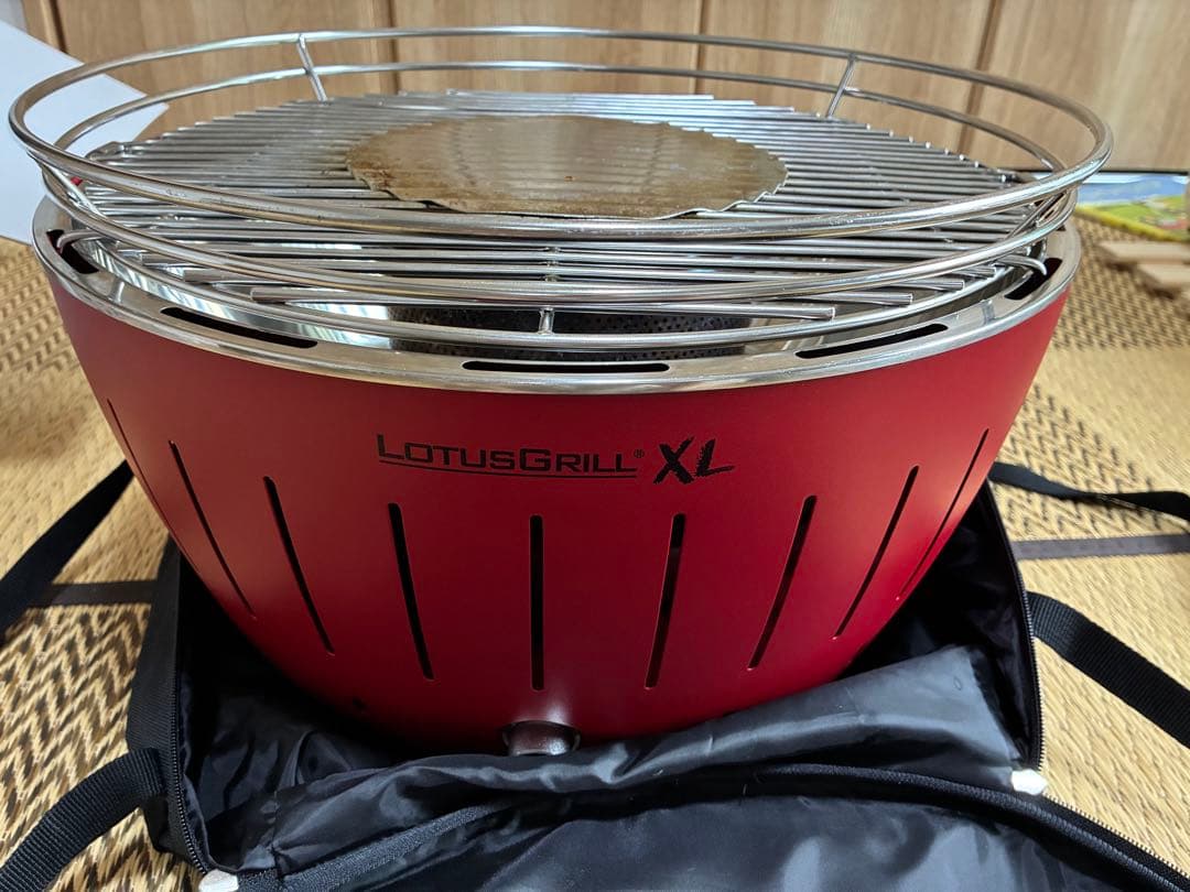 【青色珈琲店】LotusGrill ロータスグリル XLサイズ　レッド