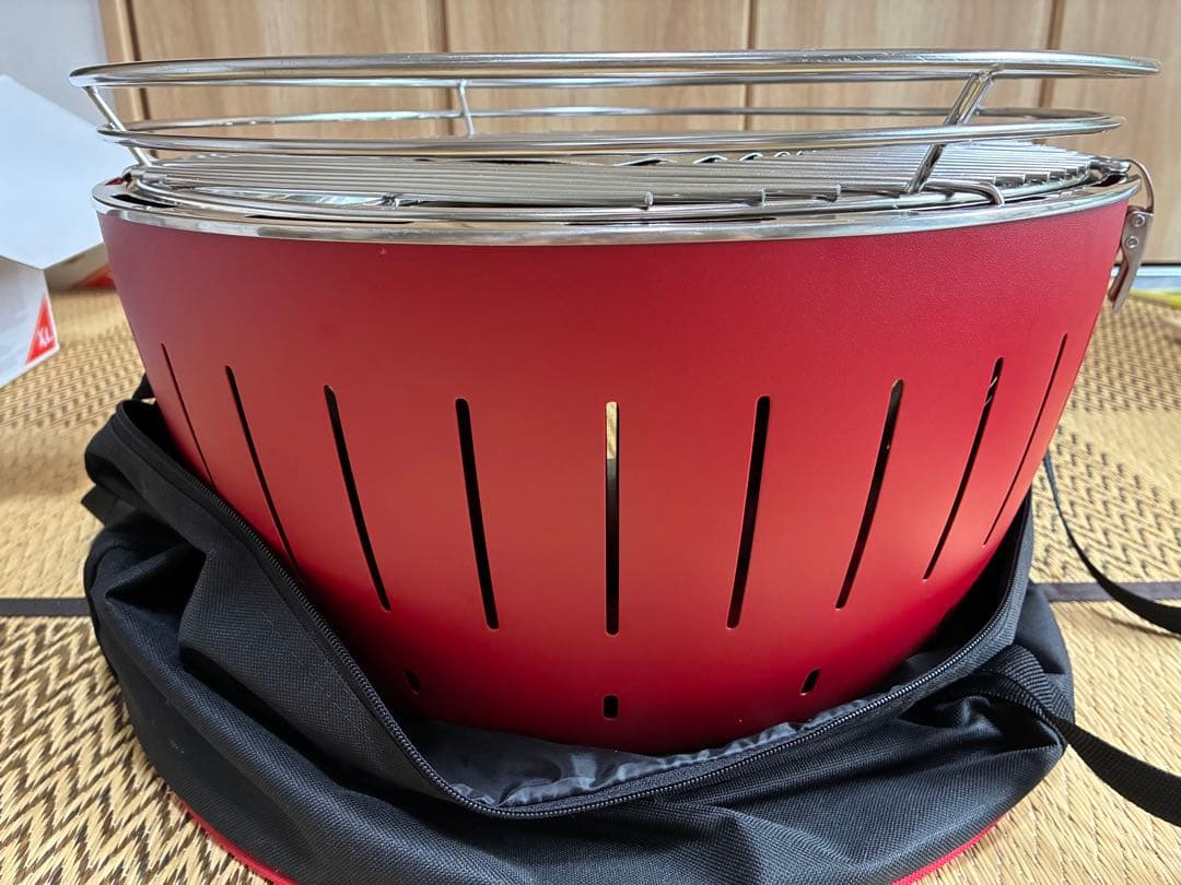 【青色珈琲店】LotusGrill ロータスグリル XLサイズ　レッド