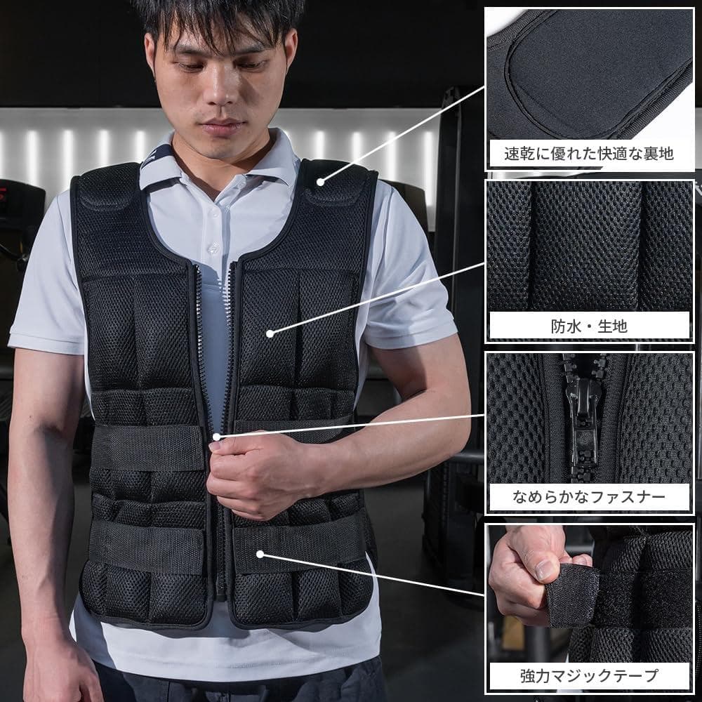【開封・未使用】ウエイトベスト ウエイトジャケット パワーベスト 重り 20kg