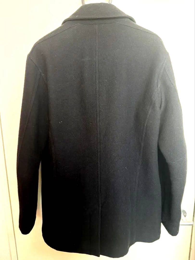 NEIGHBORHOOD ジップアップPコート Ｍ/ウール/BLK/無地/