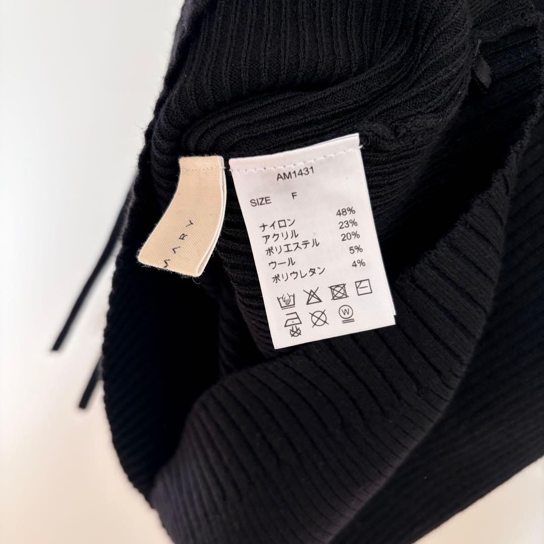 【正規品】超美品 Andmary adele ribbon tank black