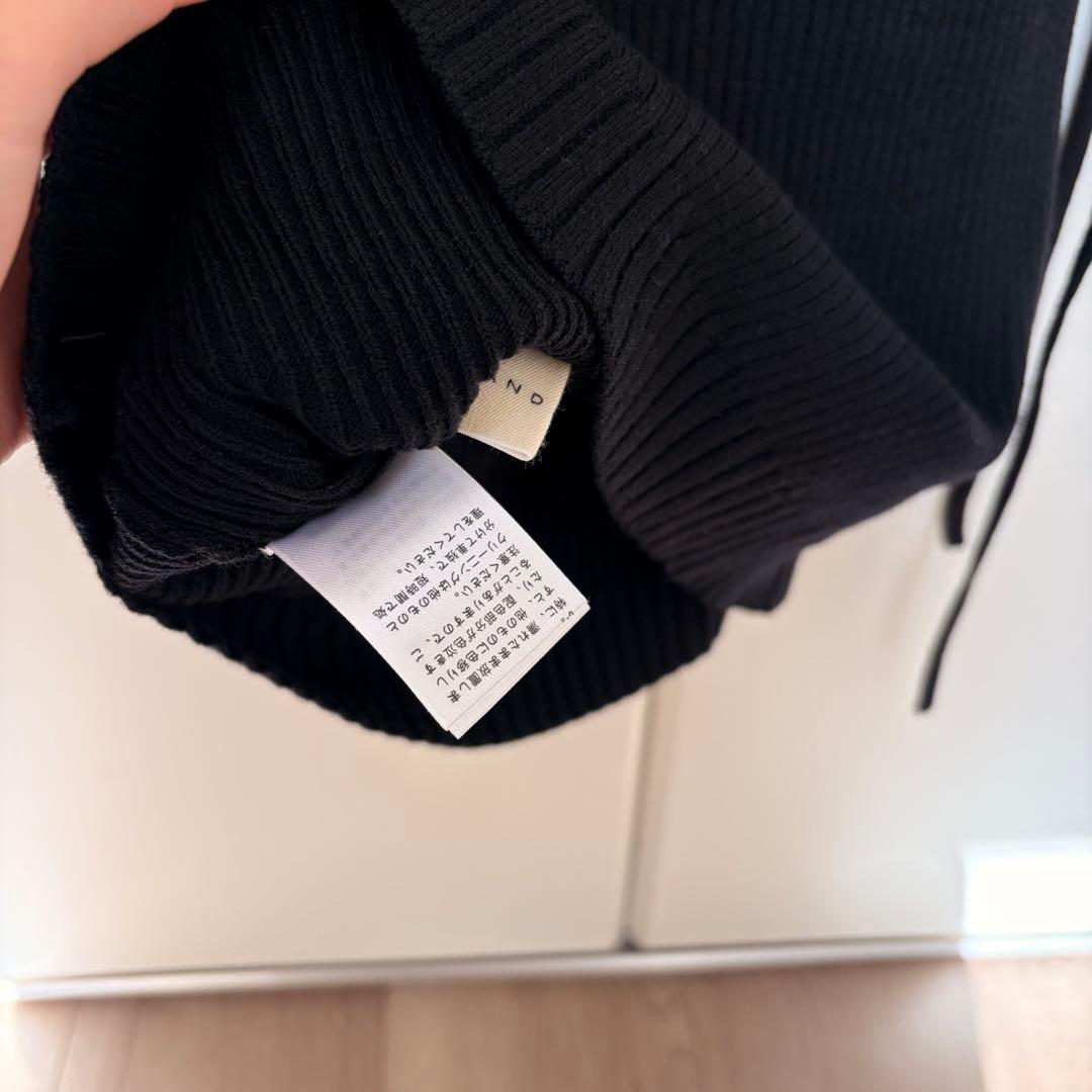 【正規品】超美品 Andmary adele ribbon tank black