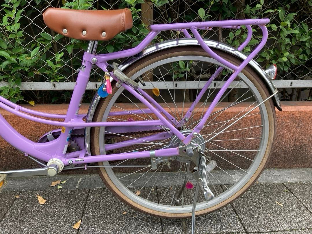 あさひ ASAHI フェリーク ジュニア 自転車24インチ パープル
