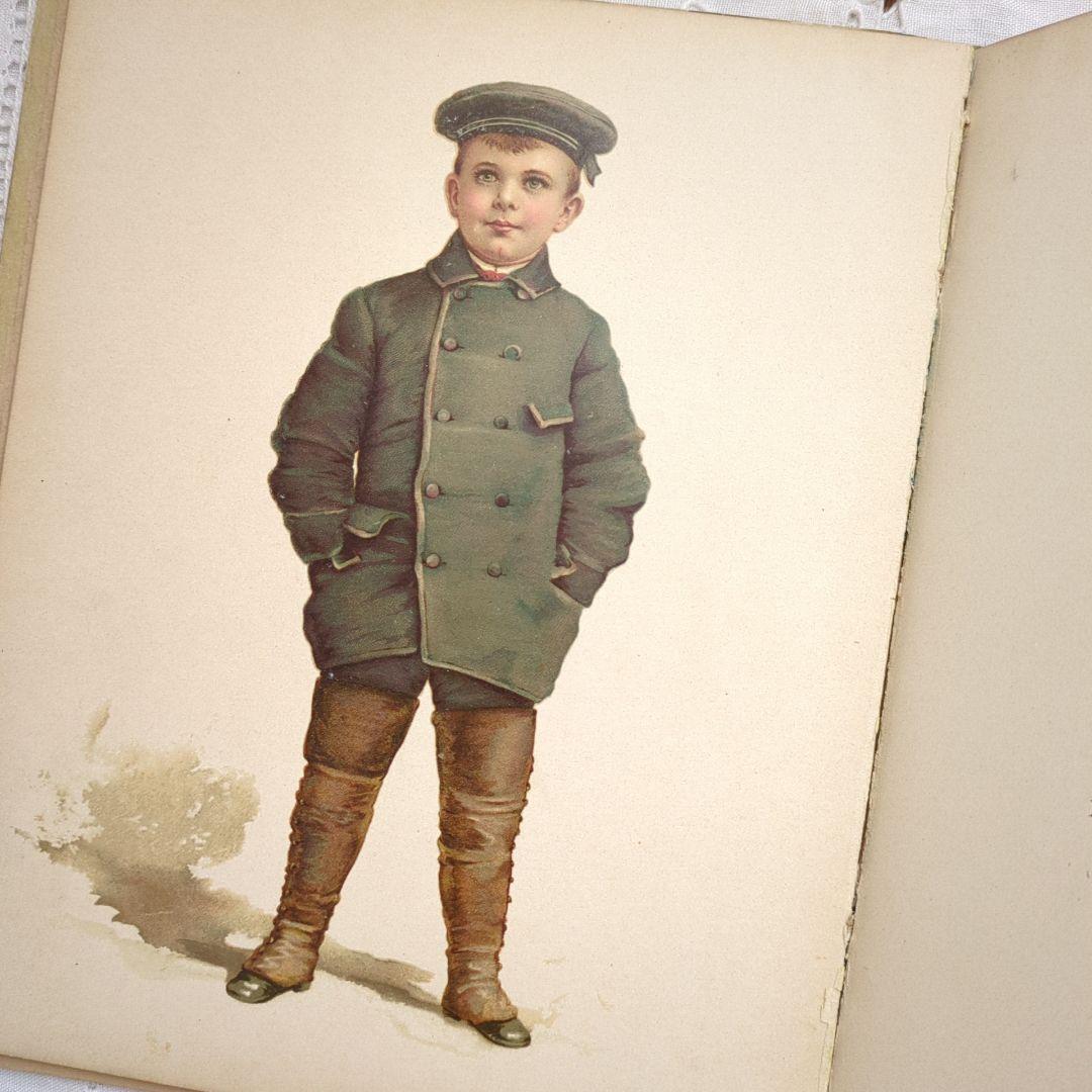 ハナフサ 超稀少1892ヴィクトリアン絵本 ヴンテージ 洋書古書 児童書