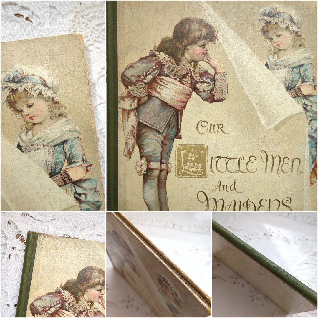 ハナフサ 超稀少1892ヴィクトリアン絵本 ヴンテージ 洋書古書 児童書