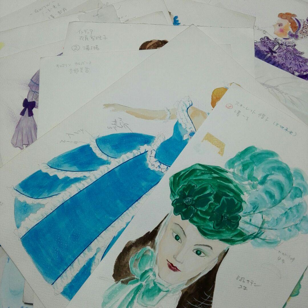 劇レア　大地真央　帝劇　風と共に去りぬ　62年3/7-4/27