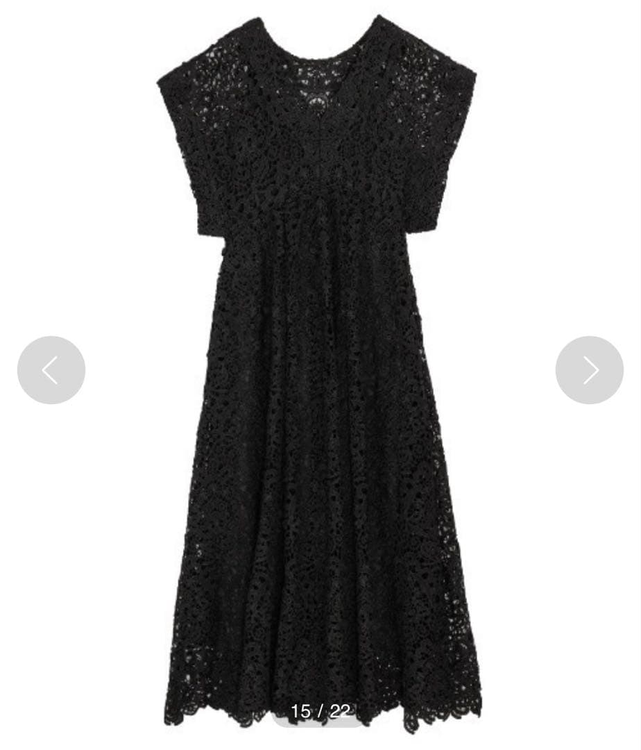 ワンピース MEDI 2WAY FLARE CHEMICAL LACE DRESS