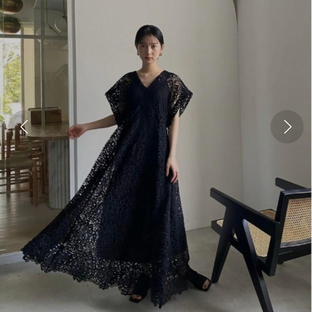 ワンピース MEDI 2WAY FLARE CHEMICAL LACE DRESS