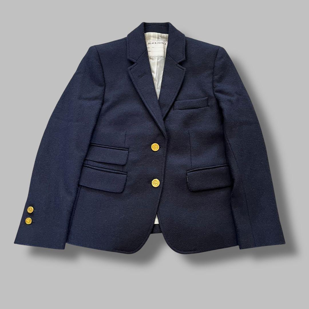 ブルックスブラザーズ ブラックフリース テーラードジャケット 紺ブレ 金ボタン