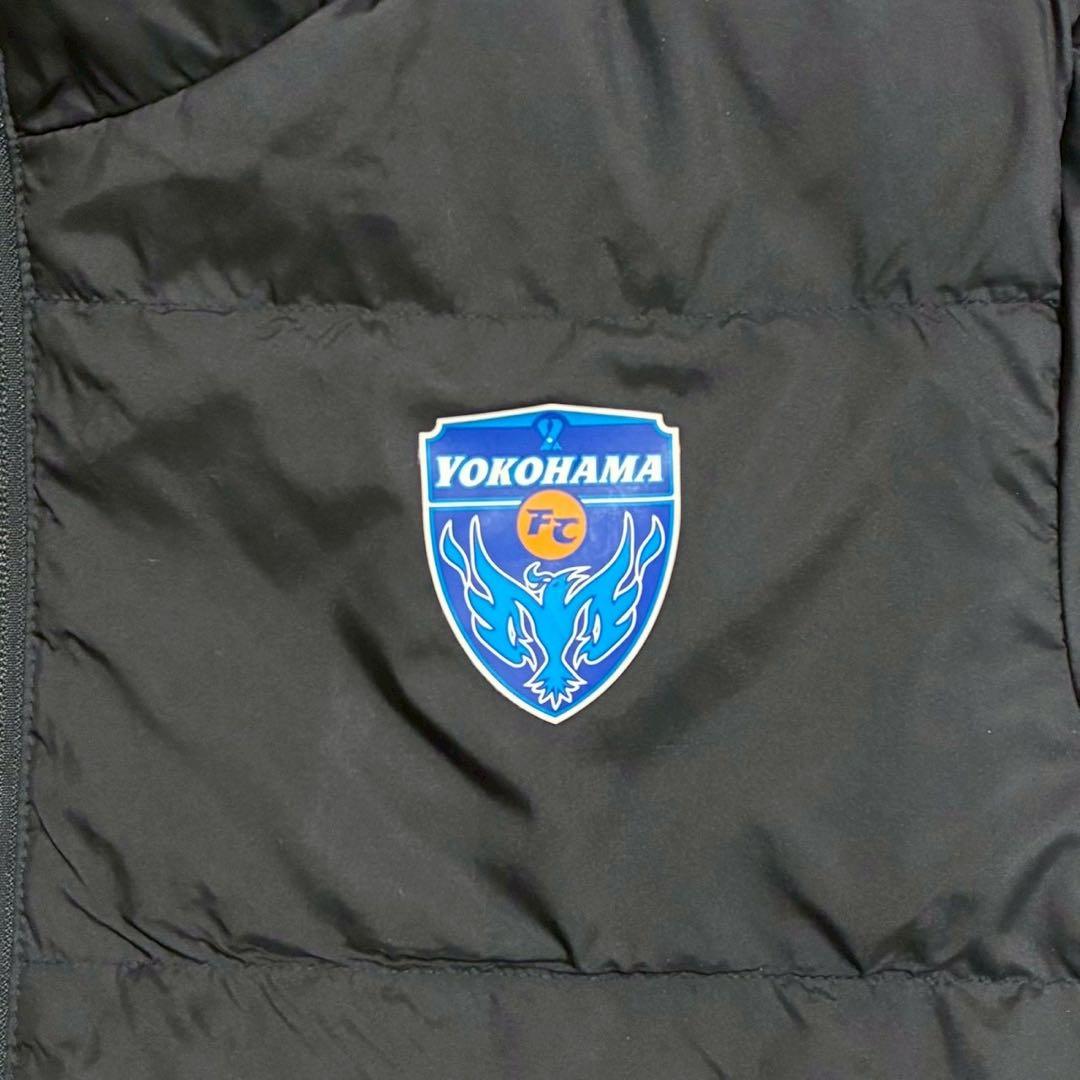 スタッフ支給品✨️PUMA 横浜FC ダウンコート ベンチコート ブラック XL