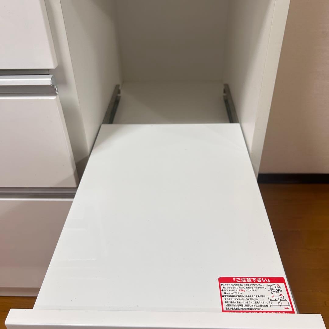 【極美品✨引き取り大歓迎】ニトリ　食器棚　白／ホワイト　キッチンボード