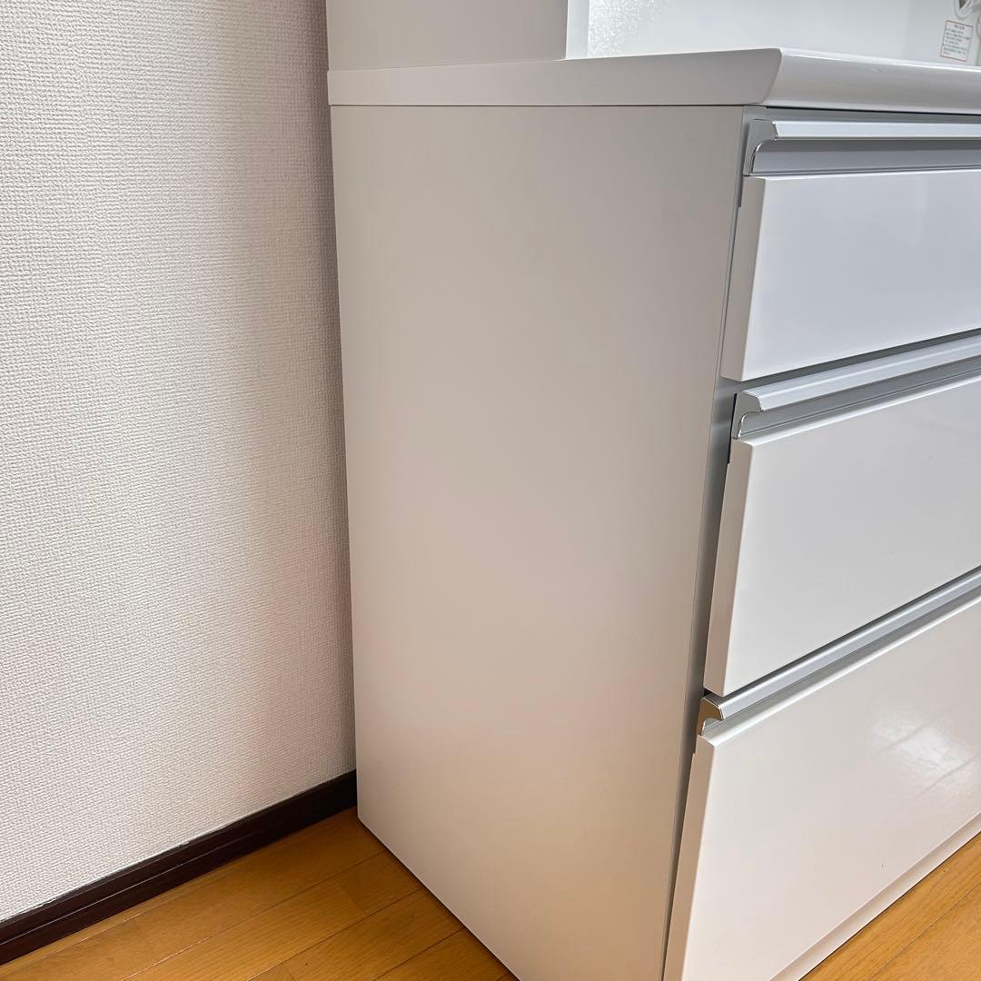 【極美品✨引き取り大歓迎】ニトリ　食器棚　白／ホワイト　キッチンボード