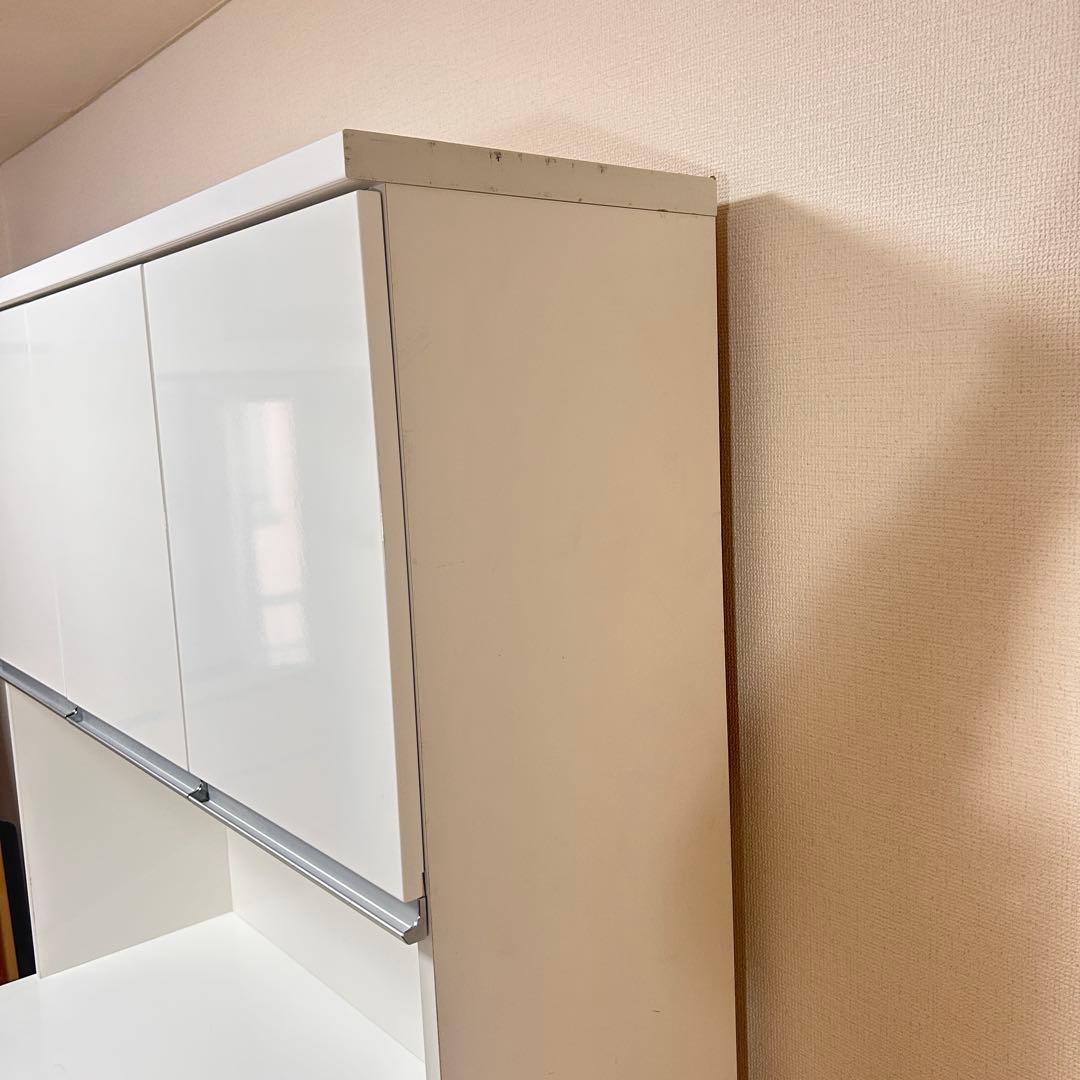 【極美品✨引き取り大歓迎】ニトリ　食器棚　白／ホワイト　キッチンボード