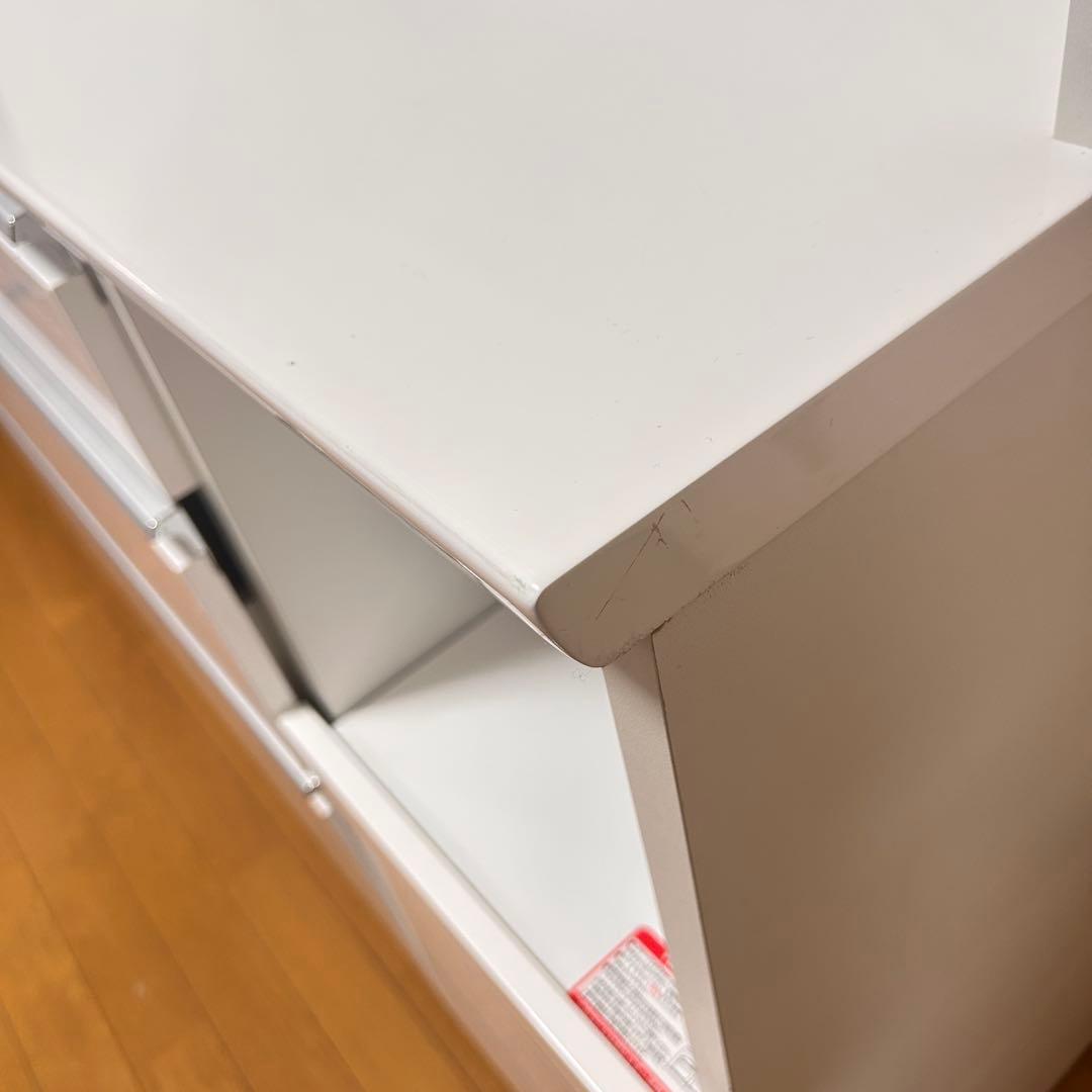 【極美品✨引き取り大歓迎】ニトリ　食器棚　白／ホワイト　キッチンボード
