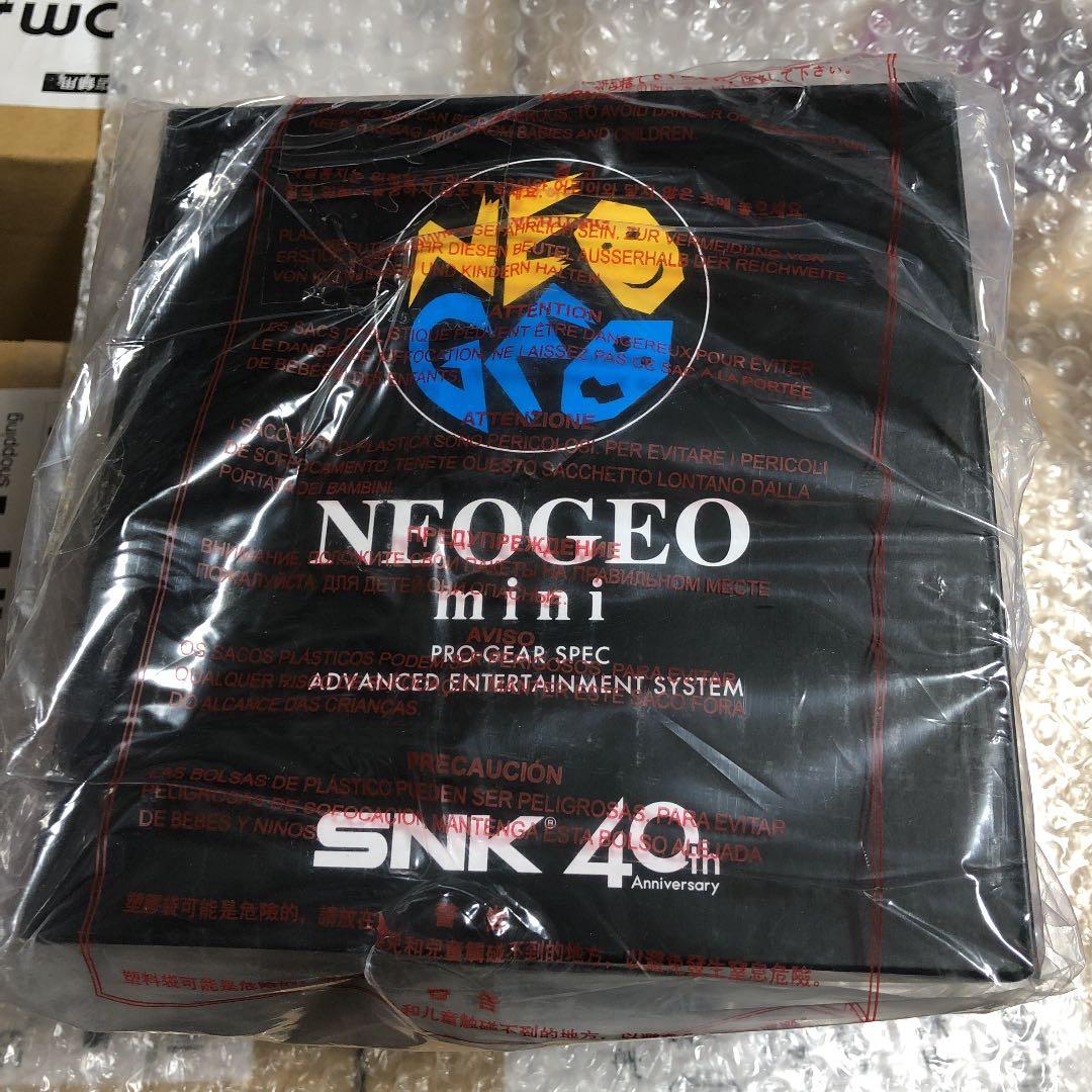 新品未使用品 未開封 NEOGEO mini ネオジオミニ 本体 SNK