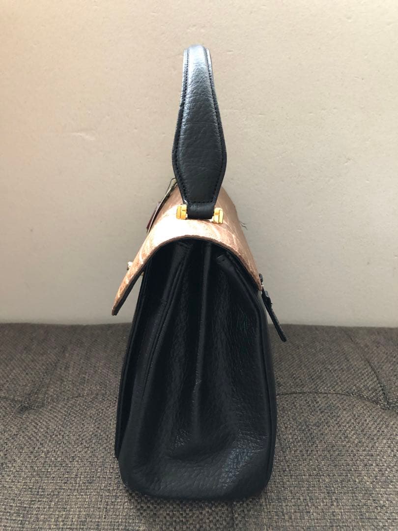 キンワシ印 ハンドバッグ 草履 セット JRA 本革 アザラシ バッフィンシール