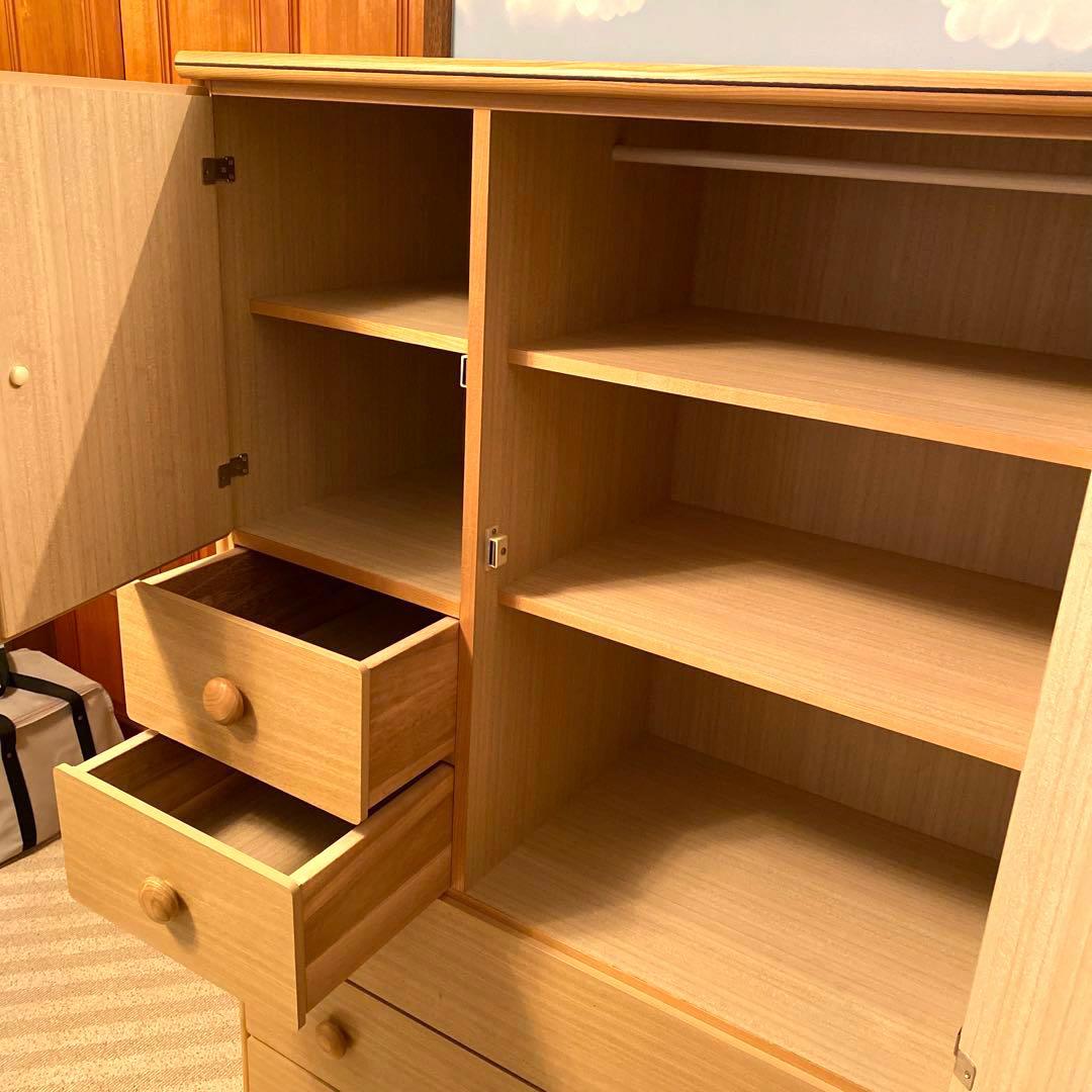 起立木工製ディズニー洋服タンス⭐︎安心安全⭐︎[梱包発送たのメル便(匿名配送)