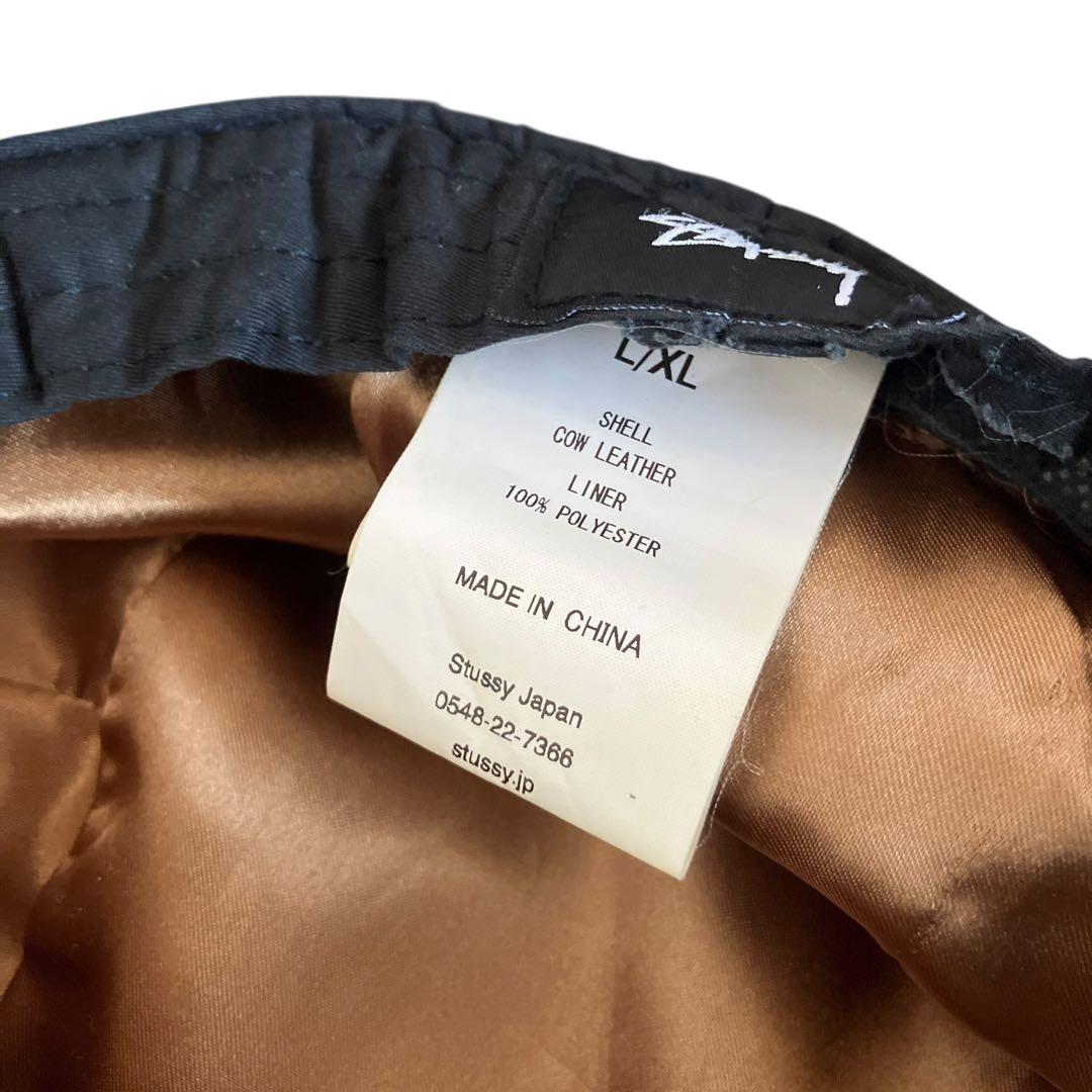 美品 STUSSY 本革スエード バケットハット レア leather hat