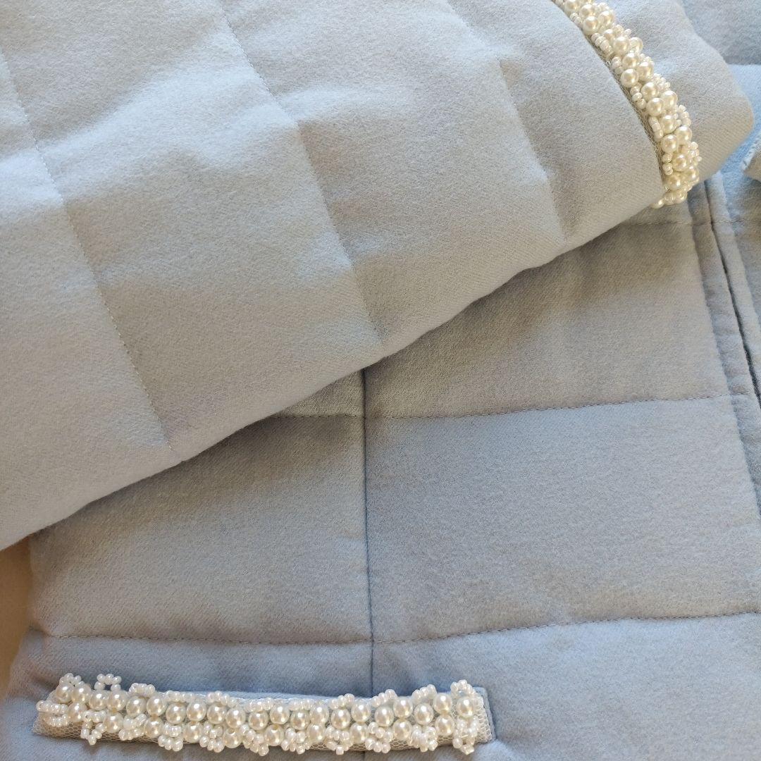 オースチンリード　ノーカラーダウンジャケット