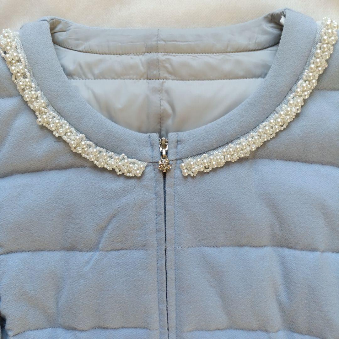 オースチンリード　ノーカラーダウンジャケット