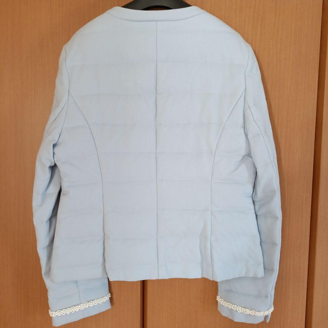 オースチンリード　ノーカラーダウンジャケット