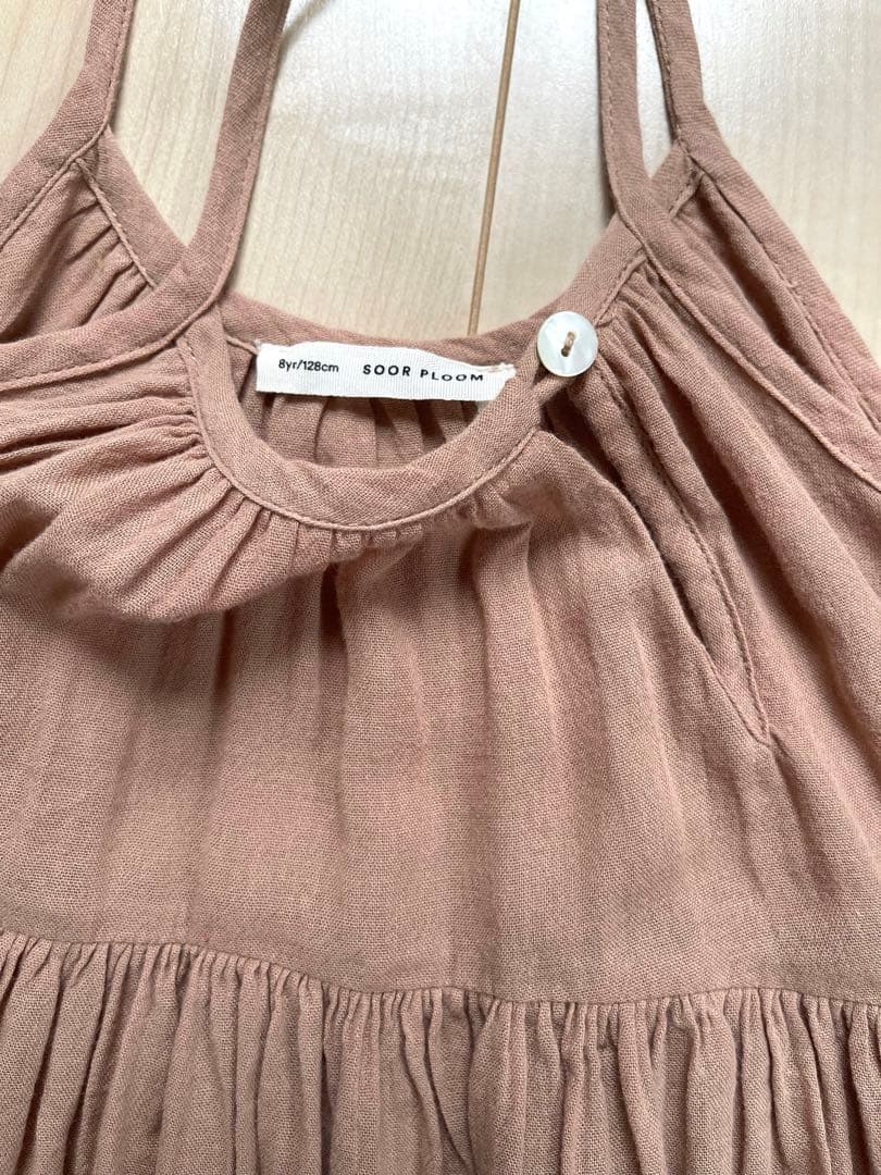 週末限定価格　SOORPLOOM 　Birdie Tunic -Tea 8y