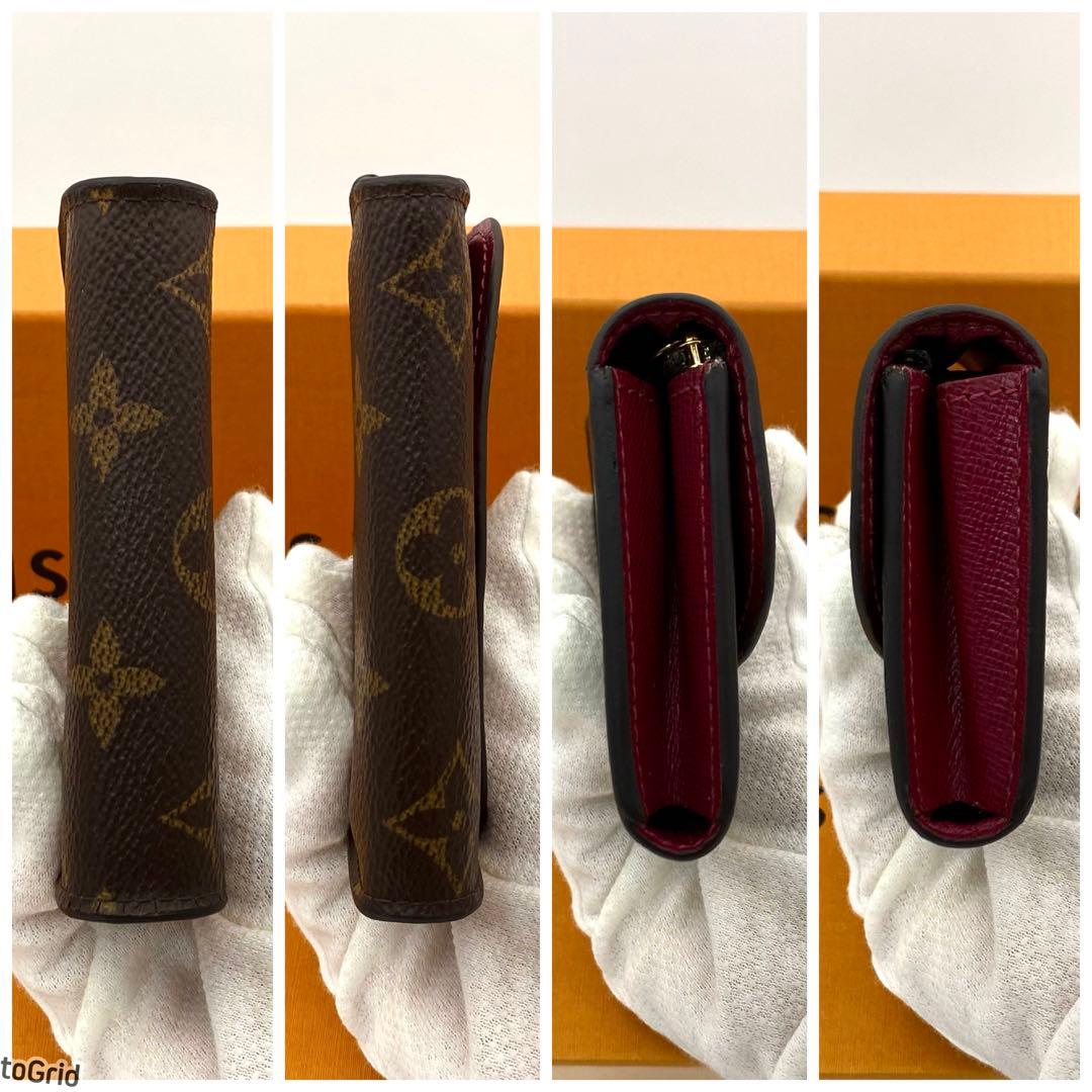 ルイヴィトン モノグラム ポルトモネ ロザリ フューシャピンク 小銭入れ