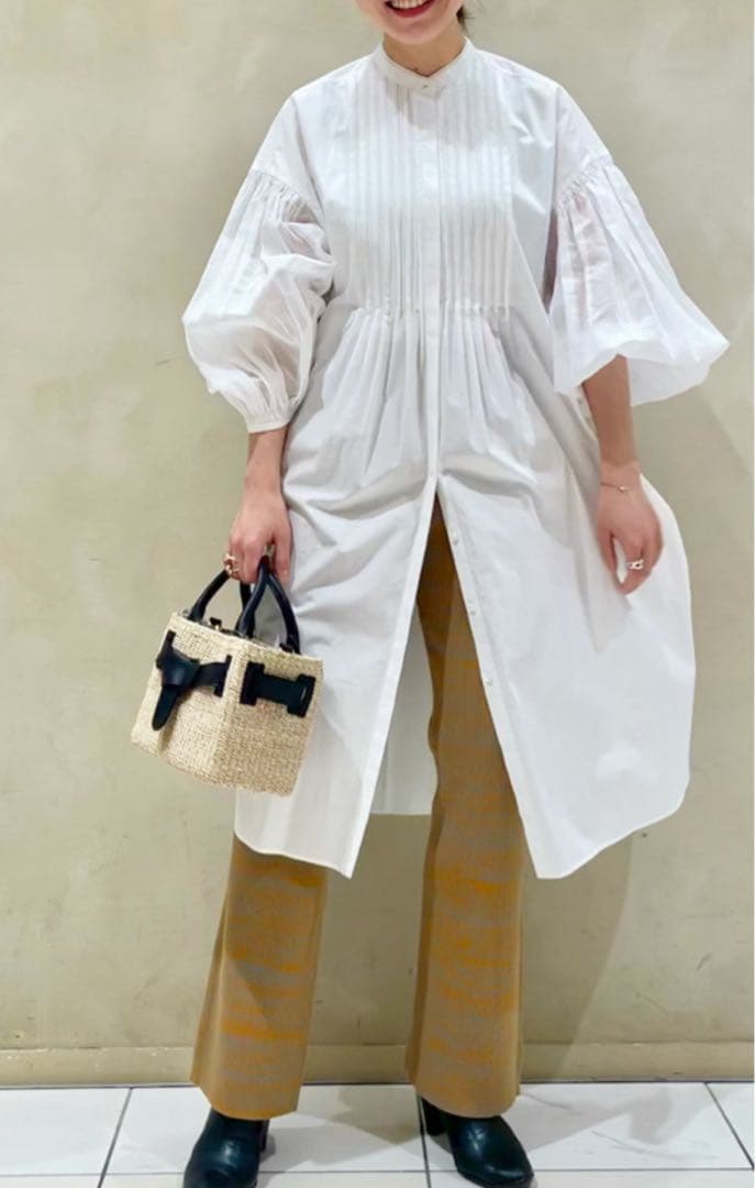 トゥモローランド　VIOLAd’ORO アバカレザーベルトショルダーバッグ