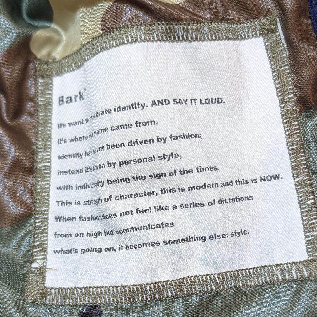 ★月末セール★イタリア製 Bark ニットコート カモフラ裏地