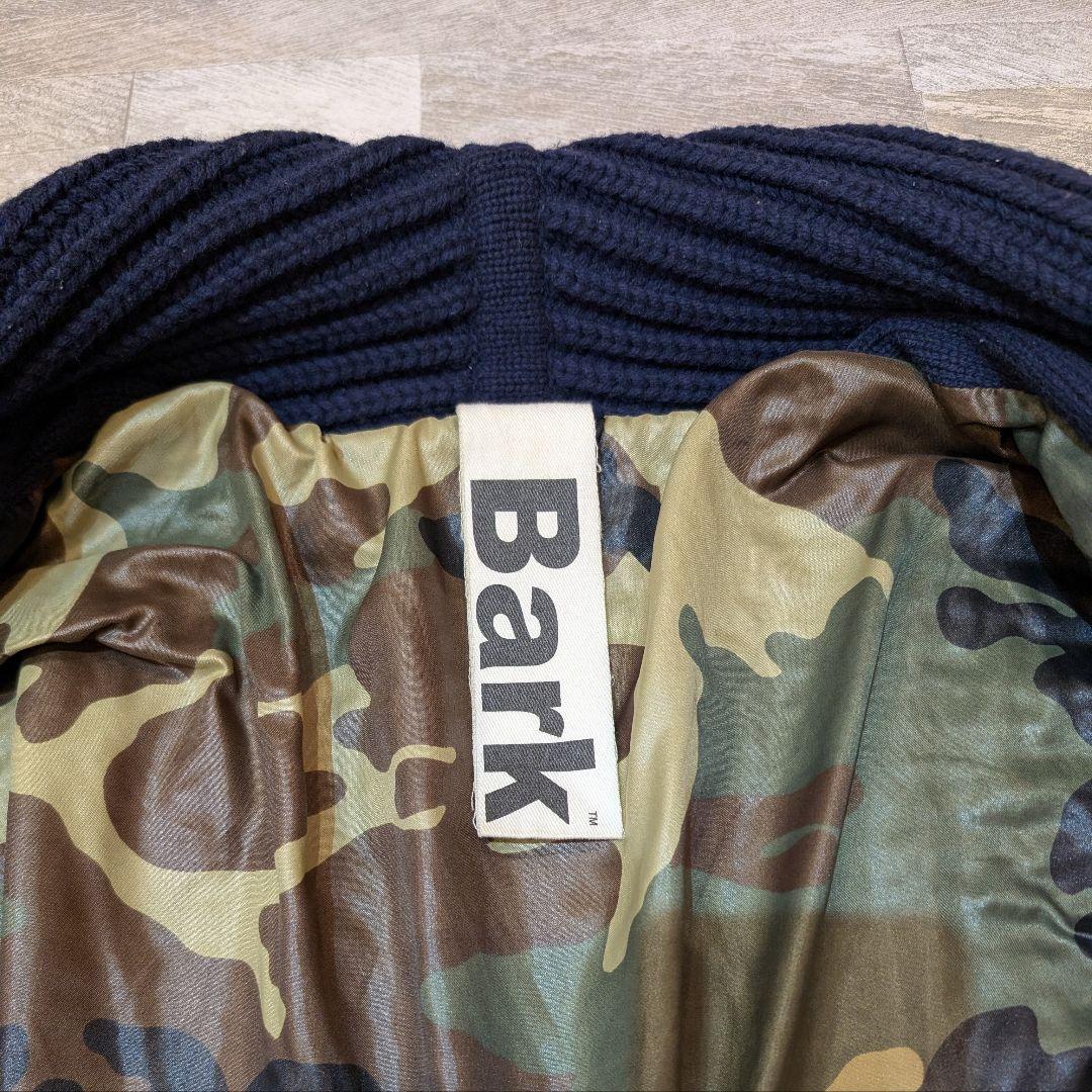 ★月末セール★イタリア製 Bark ニットコート カモフラ裏地