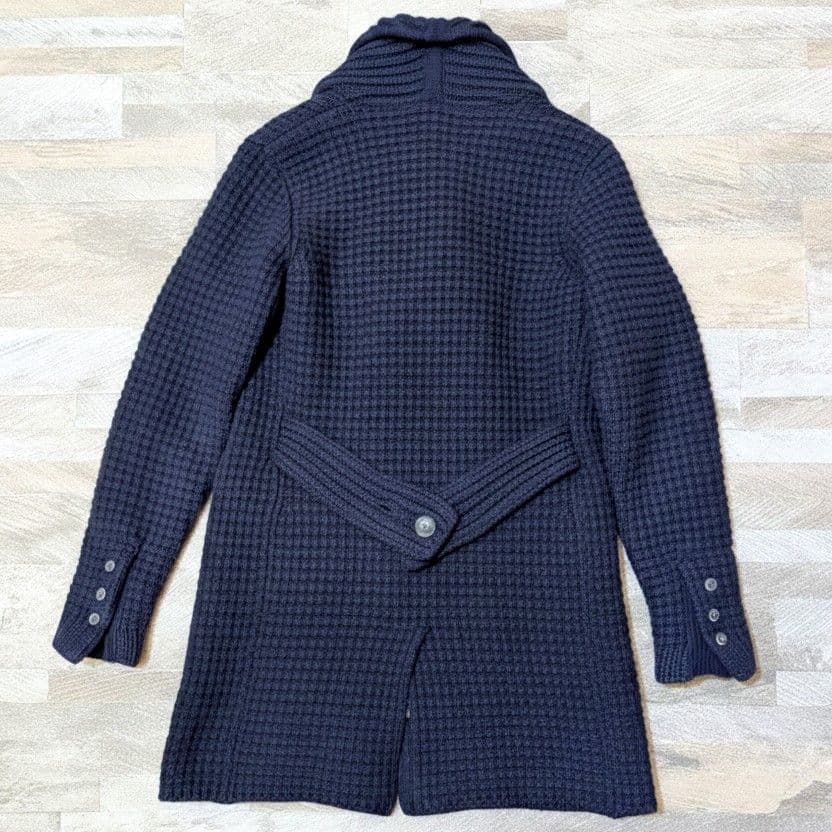 ★月末セール★イタリア製 Bark ニットコート カモフラ裏地