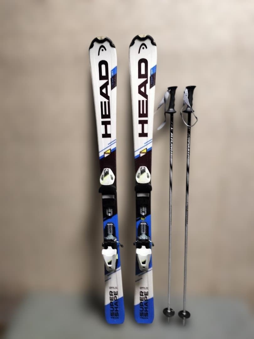 【人気モデル】HEAD ジュニア スキーセット 127cm ポール付き