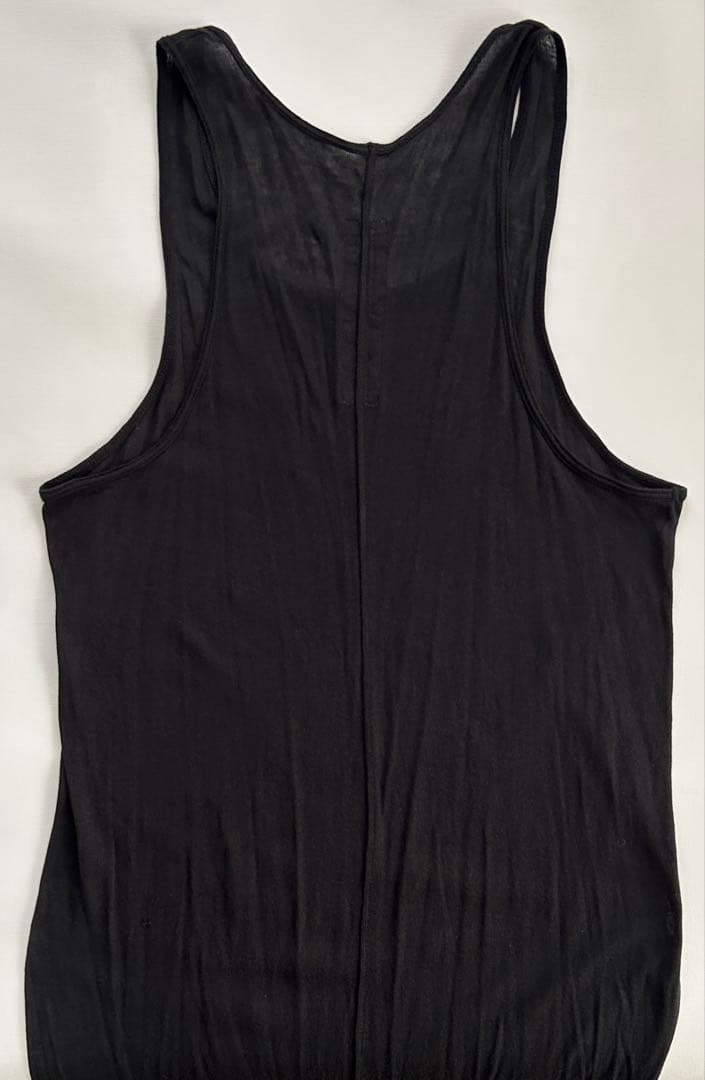 rick owens リックオウエンス ノースリーブ カットソー タンクトップ黒