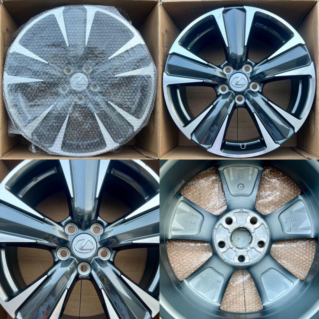 即決◆美品◆レクサス　UX バージョンＬ 純正ホイール18インチ4本セット