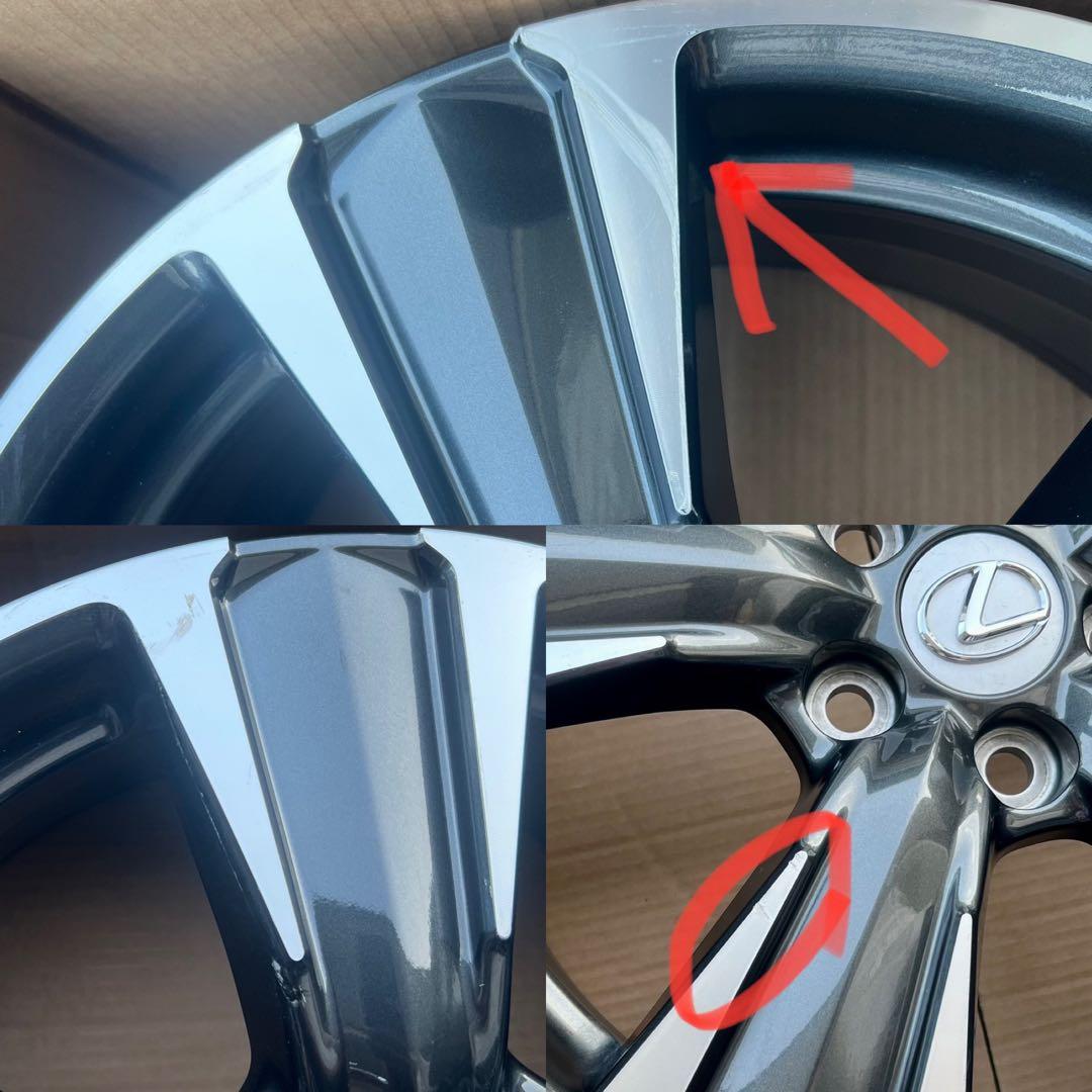 即決◆美品◆レクサス　UX バージョンＬ 純正ホイール18インチ4本セット