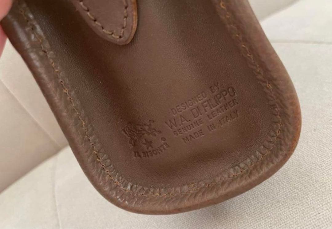 ♡*♡様 IL BISONTE イルビゾンテ ショルダーバッグ ポシェット グレ