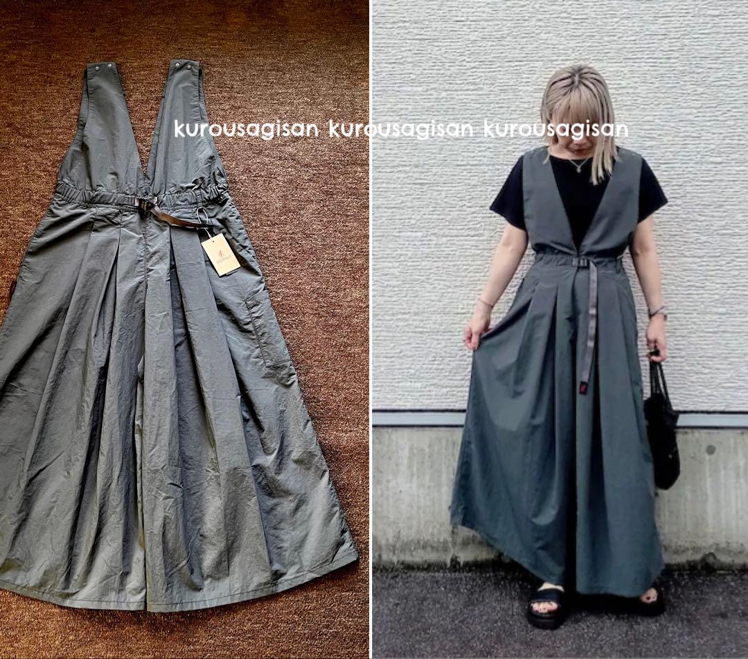 タグ付き 未使用 GRAMICCI×EKAL■別注アクティブナイロンサロペット