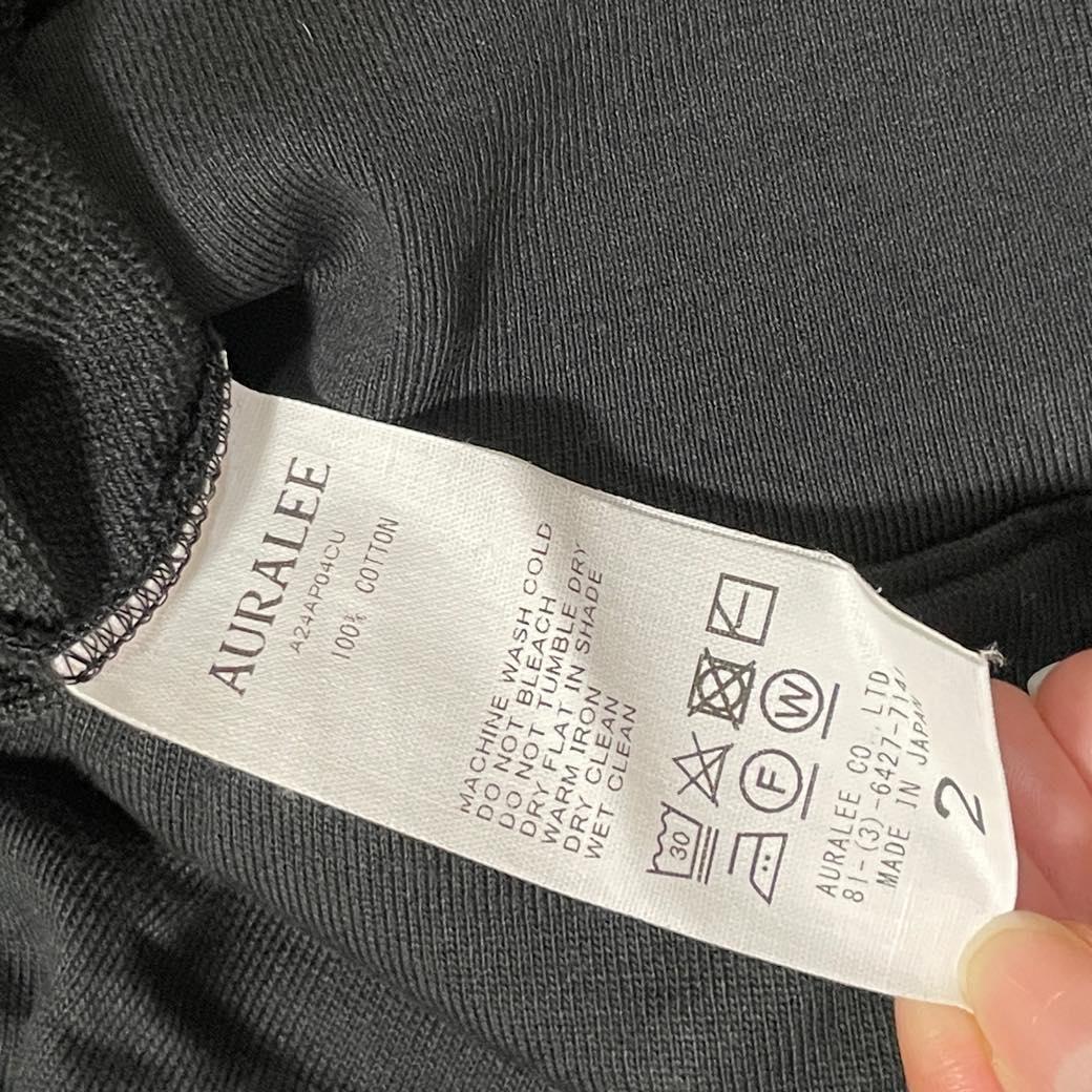 未使用 AURALEE 24AW スウェット ブラック
