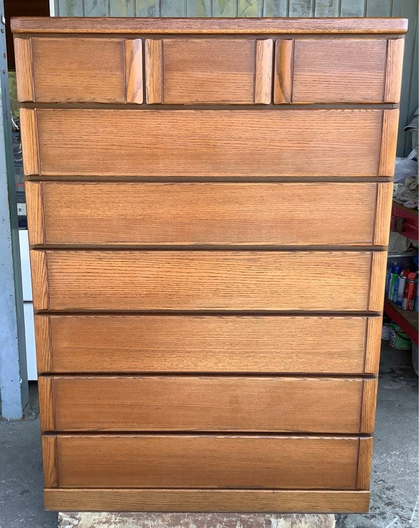 ギンギツネ 整理タンス 引き出し9つ 和タンス 木製チェスト 幅105cm