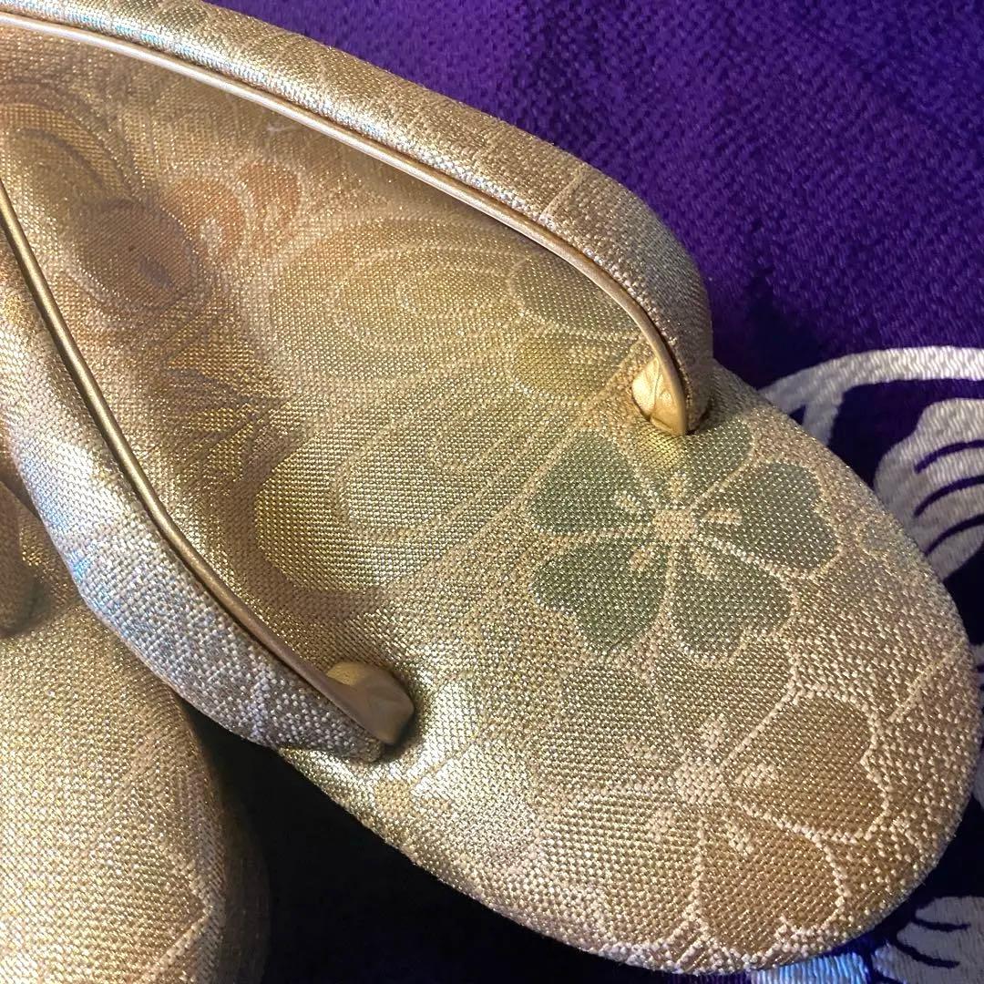 最高級　三越謹製の佐賀錦　　　　　　　草履バッグセット