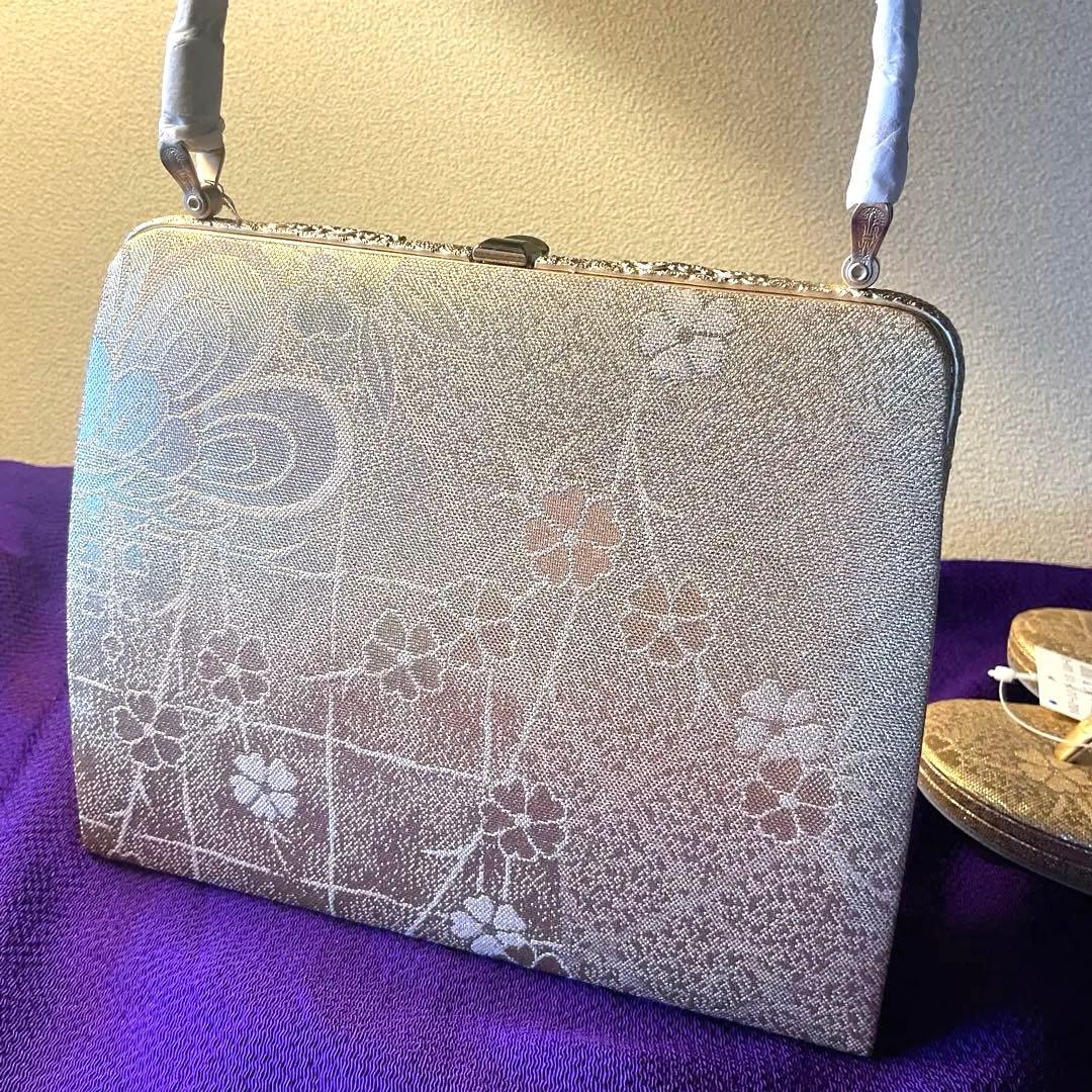 最高級　三越謹製の佐賀錦　　　　　　　草履バッグセット