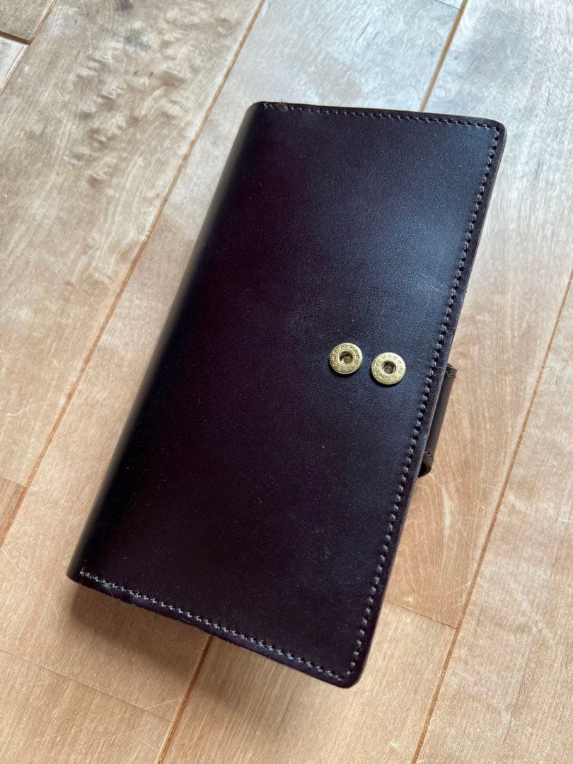 GLEN グレンロイヤル ブライドルレザー手帳型スマホケース Lサイズ