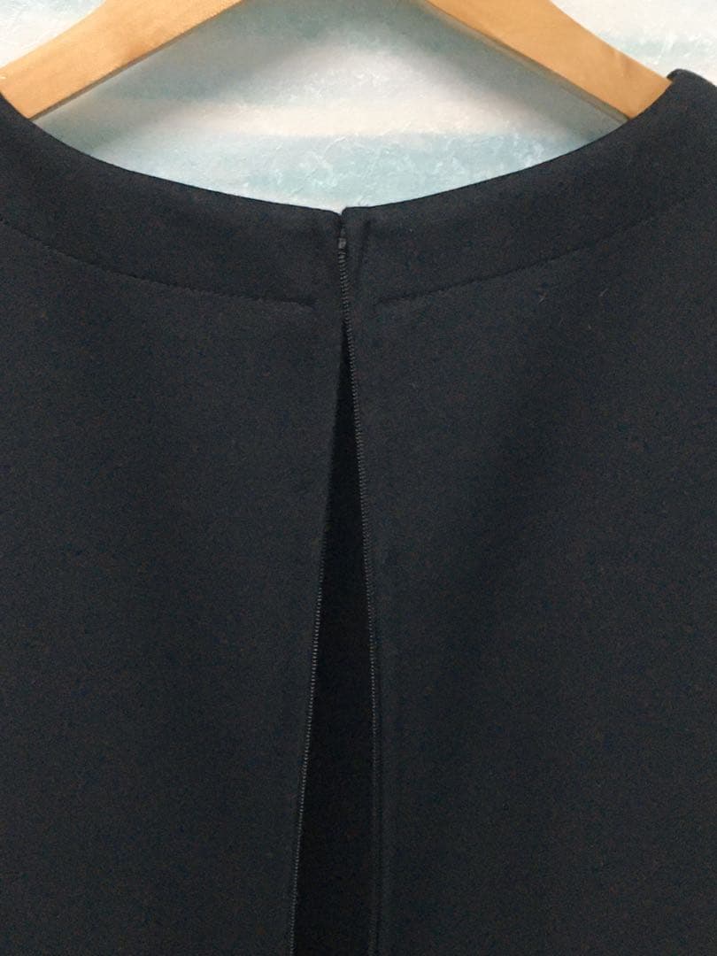 【M'S GRACY】袖付きワンピース　40 L 黒白モノトーン　新品タグ付き