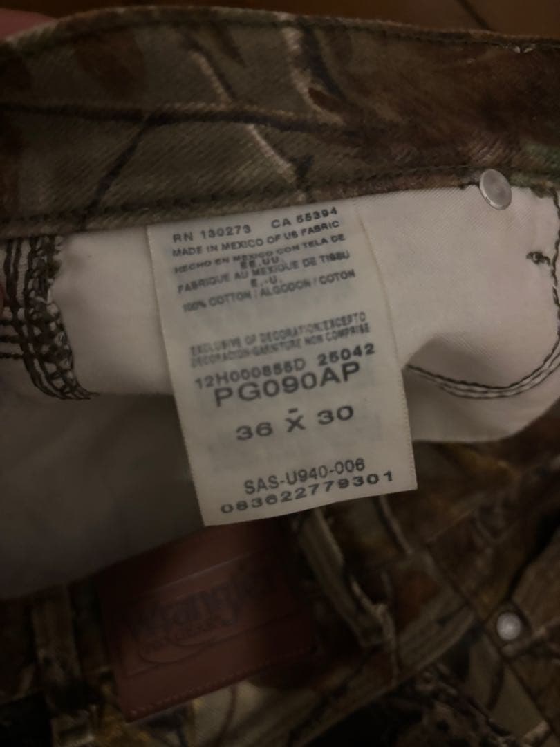 Wranglerリアルツリーカーゴパンツ 36×30