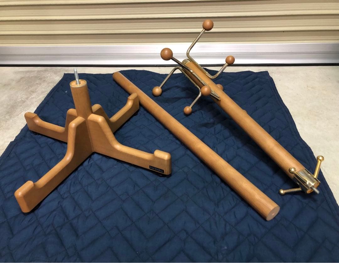 カリモク　ポールハンガー