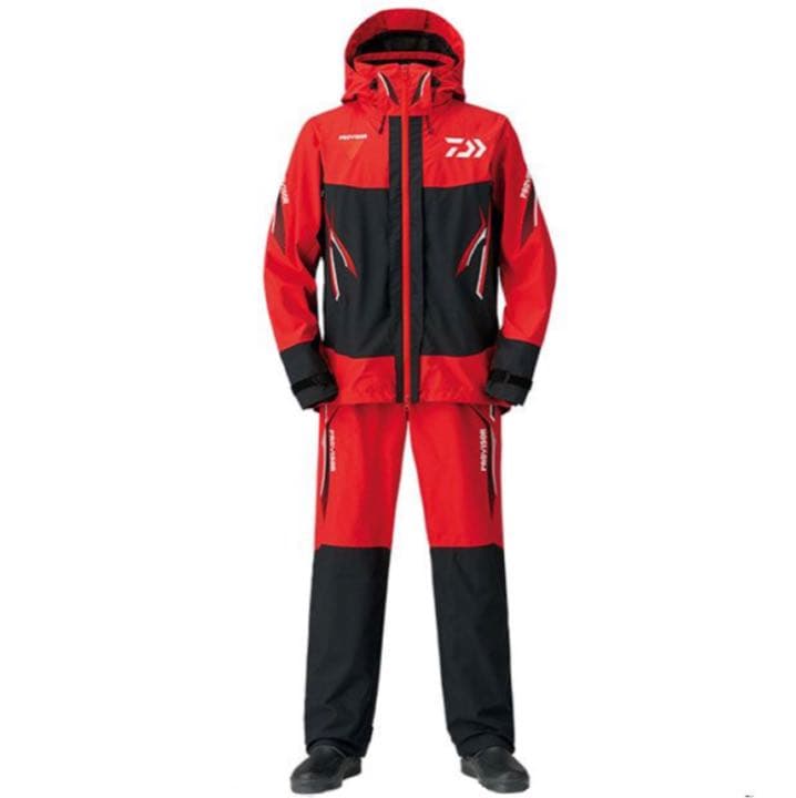 ダイワ プロバイザー レインスーツ DR-1508 レッド Lサイズ
