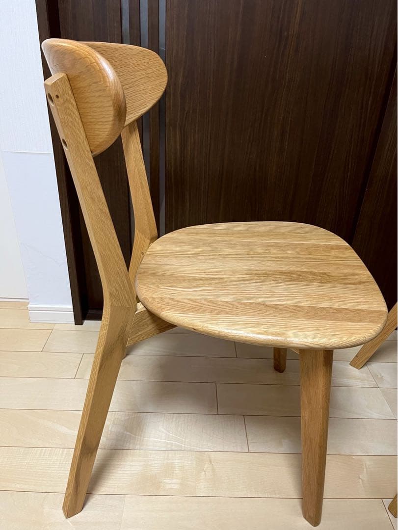 オーク無垢剤 リセノ ダイニングチェア 1脚