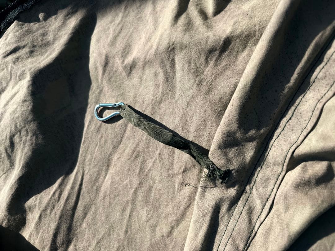 オランダ軍　ダッチアーミーテント②ＤＰＭ迷彩　補修跡有り